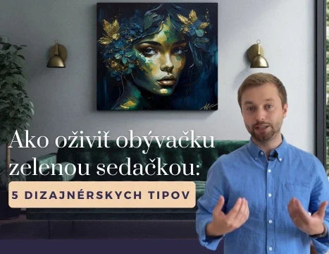 Ako oživiť obývačku zelenou sedačkou 5 dizajnérskych tipov