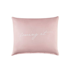 Obliečka na vankúš LOVING IT white/pink - immagine 2