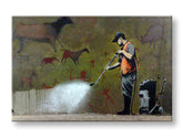 Moderný obraz na plátne s motívom Street ART – Banksy | Obraz na plátne Street ART – Banksy, nástenná dekorácia – hlavný