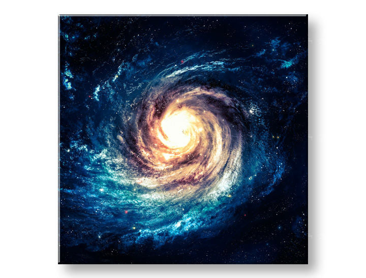 Moderný obraz na plátne s motívom galaxia, hviezdy, majestátna atmosféra | Obraz na stenu VESMÍR, nástenná dekorácia – produkt
