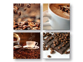 Moderný obraz na plátne s motívom Coffee time, šálka kávy, útulná atmosféra | Obraz na stenu Coffee time, nástenná dekorácia – hlavný