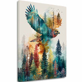 Obraz na plátne Let orla - dynamický motív prírody