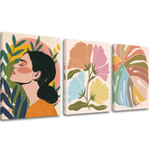 Moderný obraz na plátne s motívom Dych farieb, kvety v krémovo-oranžových odtieňoch, pokojná atmosféra, príroda | Obraz na plátne – Dych farieb – hlavný