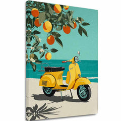 Obraz na plátne Vespa v Taliansku - Retro Ulička - hlavný obrázok