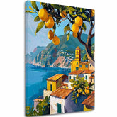 Obraz na plátne Citrónový sad - Taliansky štýl