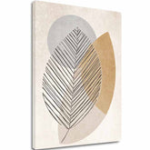 Obraz na plátne Jemný List - Minimalistická Dekorácia