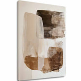 Obraz na plátne Béžová Harmónia - Moderný Abstrakt