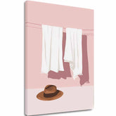 Obraz na plátne Pastelová Bielizeň - Moderný Motív