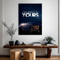 Obraz na plátne The World Is Yours - Inšpiratívna Dekorácia - obrázok 2