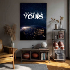 Obraz na plátne The World Is Yours - Inšpiratívna Dekorácia - obrázok 3
