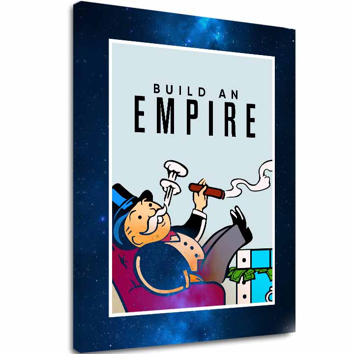 Obraz na plátne Build an Empire - Podnikateľský Citát - hlavný obrázok