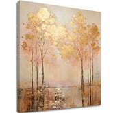 Štrukturovaný obraz Zlatý pokoj nad hladinou - PREMIUM ART | rôzne rozmery | rôzne rozmery