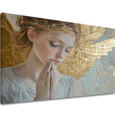 Obrazy anjelov Nebeský poklad | 100% originál domaľovaný akrylom