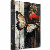 Obraz motýľov Prekvapenie - 100% originál domaľovaný akrylom