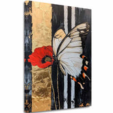 Obraz motýľov Dotyky prírody - 100% originál domaľovaný akrylom