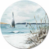 Okrúhly maľovaný obraz Vzdialený horizont | rôzne rozmery | rôzne rozmery