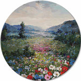 Okrúhly maľovaný obraz Ranná pohoda | rôzne rozmery | rôzne rozmery