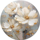 Okrúhle obrazy s akrylom Kvety v plesových šatách - hlavný obrázok