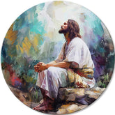 Okrúhle obrazy s akrylom Duchovný pokoj | rôzne rozmery | rôzne rozmery
