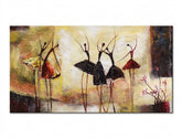 Maľovaný obraz na stenu TANEČNICE 60 x 120 cm