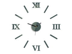 Moderné nástenné hodiny NUMBER gray - obrázok 2