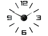 Moderné nástenné hodiny XL BLACK HMCNH065-black
