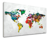 Obraz na plátne MAPA SVETA | rôzne rozmery