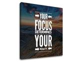 Motivačný obraz na stenu Your focus | rôzne rozmery