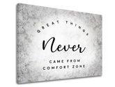 Motivačný obraz na stenu Great things | rôzne rozmery