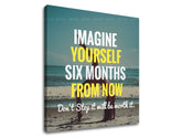 Motivačný obraz na stenu Imagine yourself | rôzne rozmery