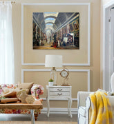 Obraz na plátne Hubert Robert - Projekt Grande Galerie du Louvre | rôzne rozmery