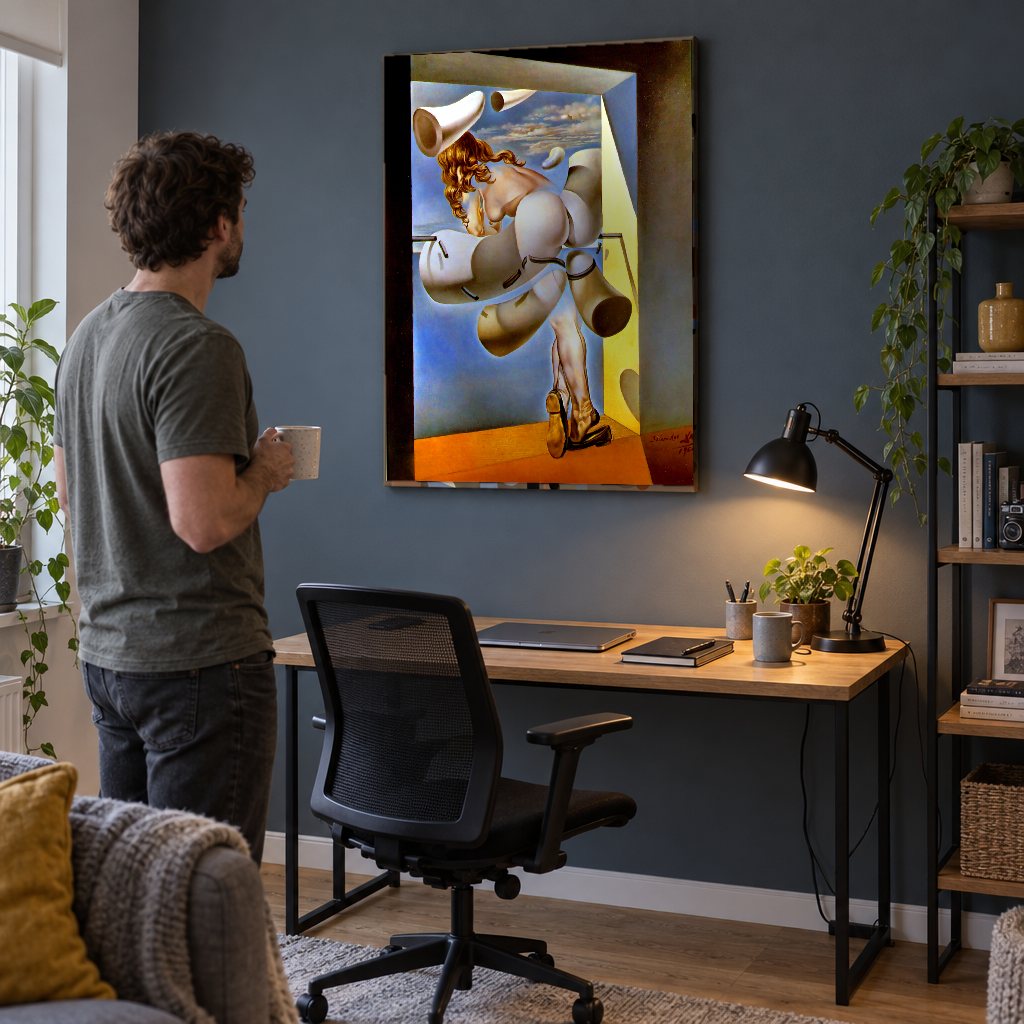 Obraz Cudnosť – Salvador Dalí na plátne v pracovni