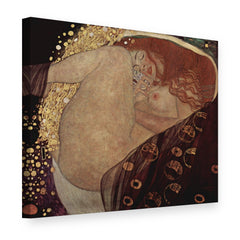Obraz Danae – Gustav Klimt na plátne, 3D pohľad