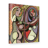Obraz Dievča pred zrkadlom – Pablo Picasso na plátne, 3D pohľad