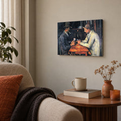 Obraz Hráči kariet – Paul Cézanne na plátne v obývačke
