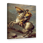 Obraz Napoleon prechádza cez Alpy – Jacques-Louis David na plátne, 3D pohľad