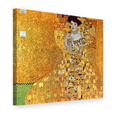 Obraz Portrét Adele Bloch-Bauer – Gustav Klimt na plátne, 3D pohľad