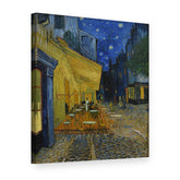 Obraz Terasa kaviarne v noci – Vincent van Gogh na plátne, 3D pohľad