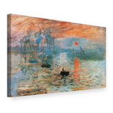 Obraz Impresia, východ slnka – Claude Monet na plátne, 3D pohľad