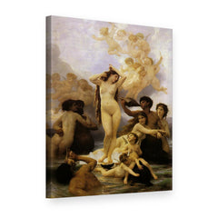 Obraz Zrodenie Venuše – William Bouguereau na plátne, 3D pohľad