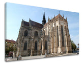 Klasický obraz na plátne s motívom SLOVENSKO, architektúra, náboženský motív, slovenský motív v béžovo-modrých odtieňoch, pokojná atmosféra, vhodný do kancelárie – hlavný