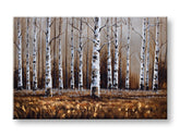 Ručne maľovaný obraz na stenu STROMY 90x60 cm – 3D perspektíva canvasu na drevenom ráme | 100 % originál | akryl na plátne ARTMIE | Papilora.sk