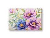 Maľovaný obraz na stenu KVETY 90x60 cm