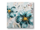 Maľovaný obraz na stenu KVETY 70x70 cm