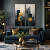 Set 2 obrazov Art Deco Elegancia — Svet v pohybe, Životná cesta – mockup-1
