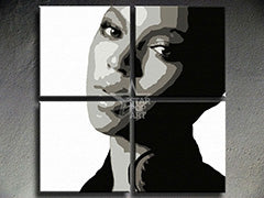 Ručne maľovaný POP Art obraz BEYONCÉ