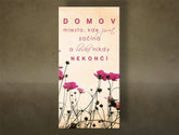 Industriálny obraz na plátne s motívom detský motív v bielo-zlatých odtieňoch, nostalgická atmosféra, domov a rodina, vhodný do kuchyne | Obraz na stenu s textom – hlavný