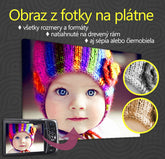 Moderný obraz na plátne s motívom ŠTVOREC- rôzne rozmery, bábätko v bielo-zelených odtieňoch, detstvo a rodina | Obraz z fotografie - ŠTVOREC- rôzne rozmery – hlavný