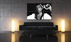 Pop art obraz s motívom Scarface - AL PACINO, príroda v bielo-čiernych odtieňoch | Ručne maľovaný POP Art obraz Scarface - AL PACINO, filmový svet a mestský život – náhľad