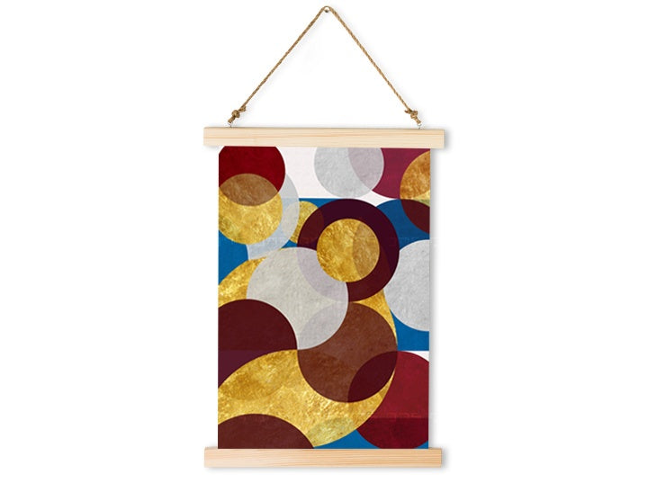 Pop art obraz na plátne s motívom Ephemeral Shape v bielo-modrých odtieňoch, hravá atmosféra, vhodný do chodby | Závesné plátno na stenu Ephemeral Shape – hlavný